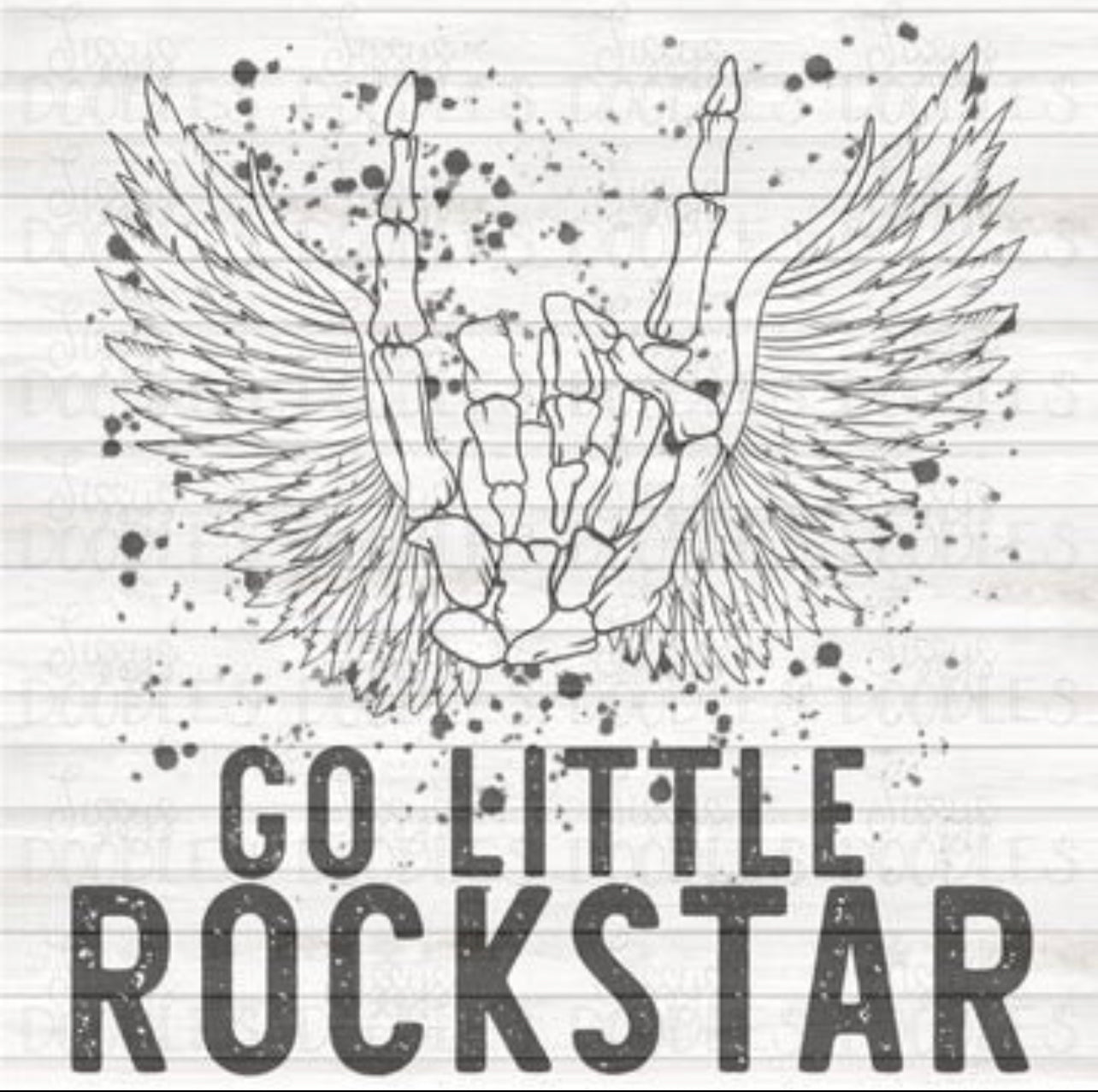 #47 - Go Little Rockstar - ADULT SCREEN PRINT ONLY