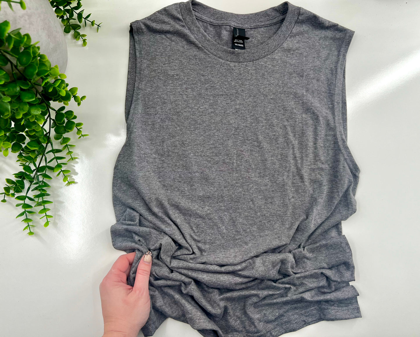 2XL - Gray Tank - District