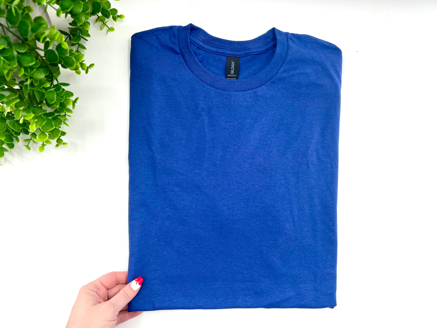 LARGE - Metro Blue - Gildan Softstyle