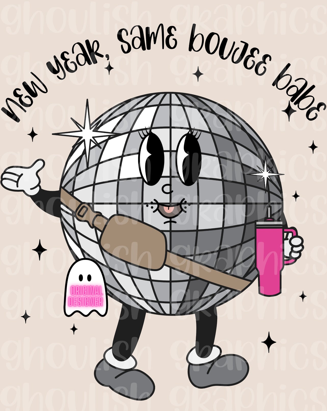 #77- New Year Same Boujee Babe - DIRECT TO FILM PRINT ONLY