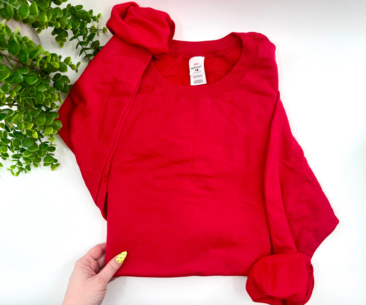 3XL - Red Sweatshirt - Hanes