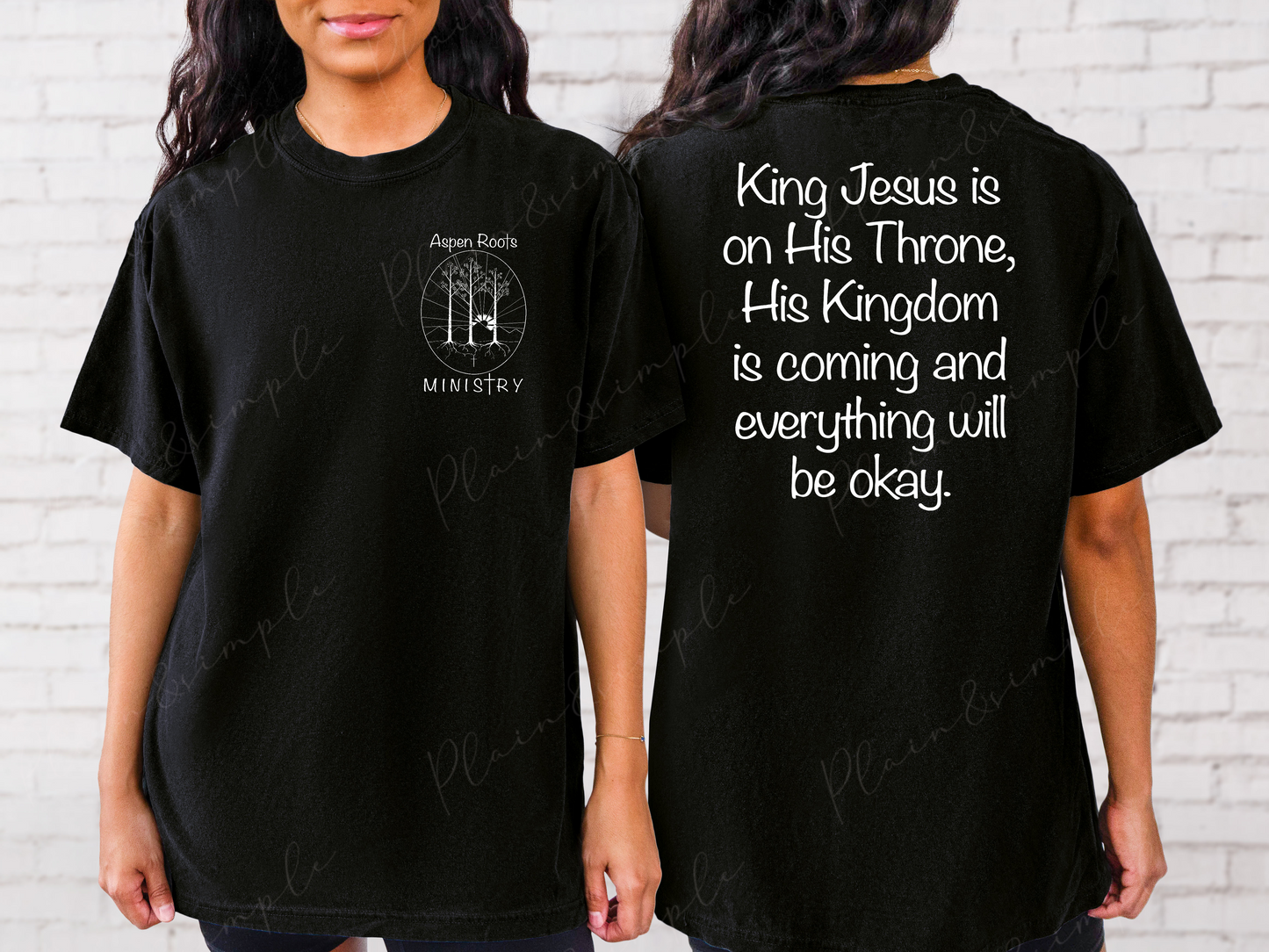 Aspen Roots Ministry - Front & Back - Custom