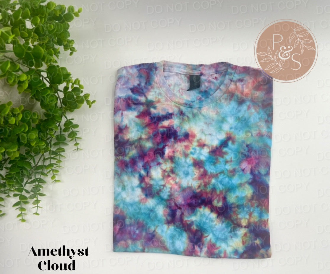 Amethyst Cloud - Ice Dyed Blank