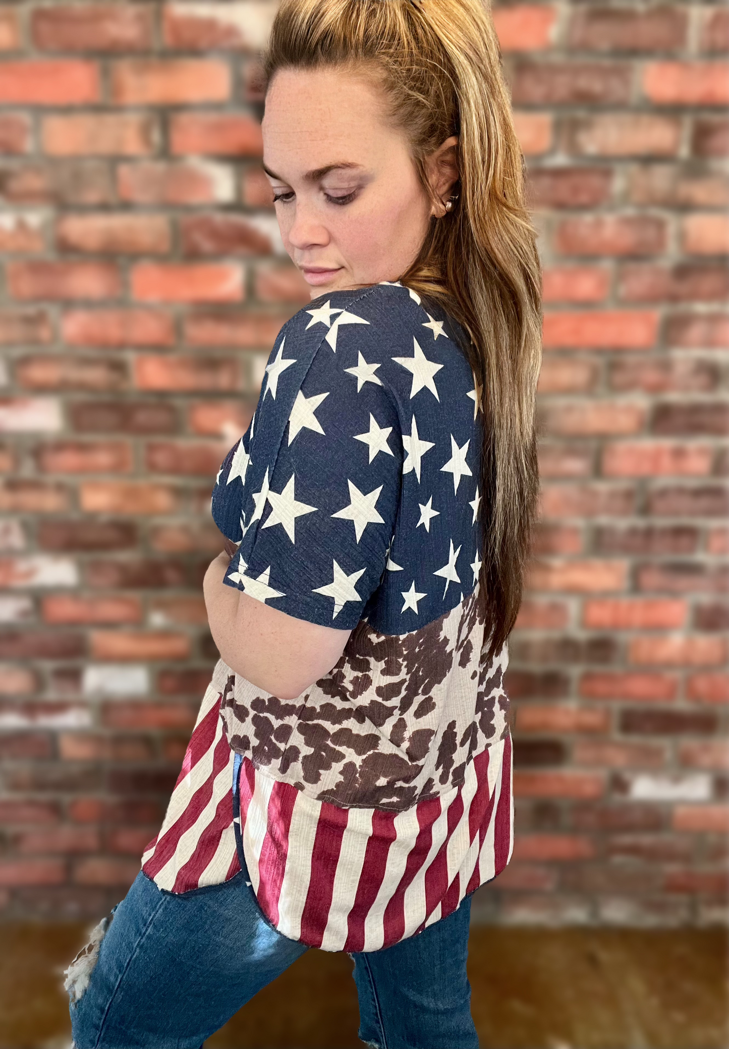 Kelsey’s Closet: XL - Americana Blouse