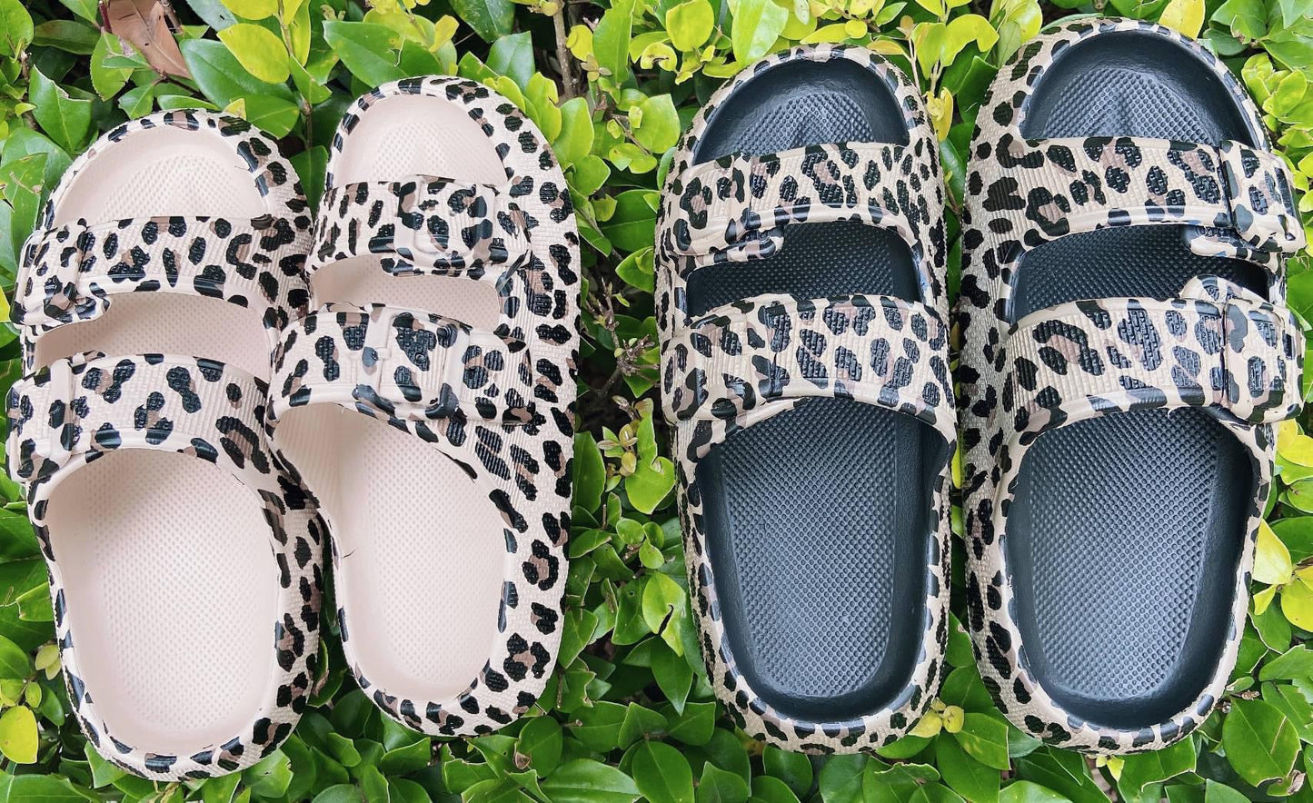 BOUTIQUE PREORDER: Leopard Cloud Sandals