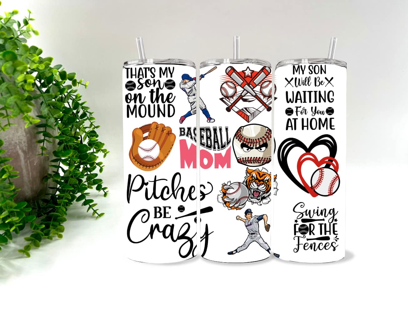 BASEBALL COLLAGE - 20 oz Tumbler