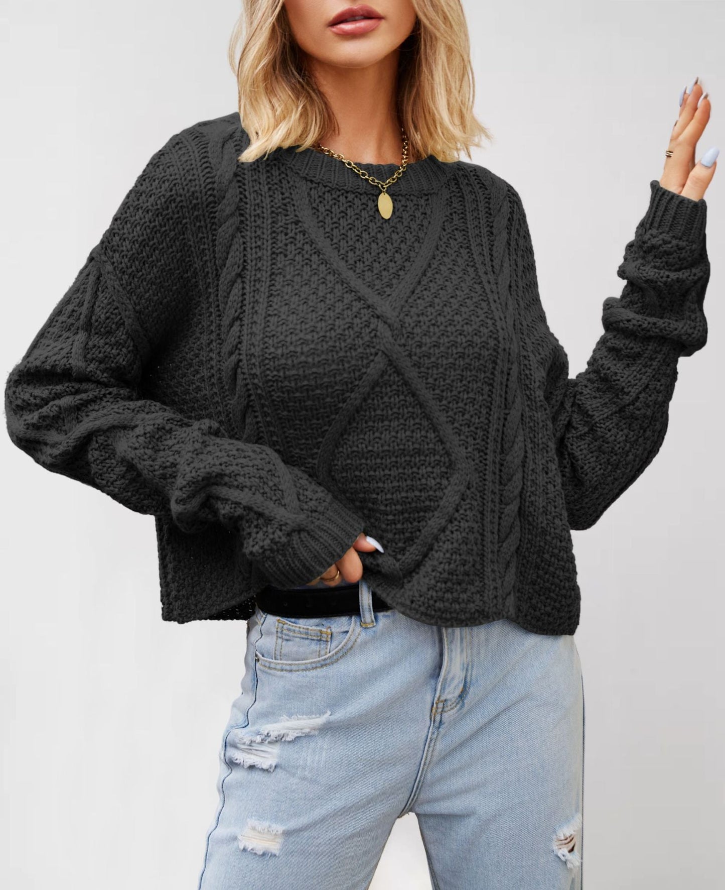 PREORDER: The Charlotte knit sweater 10.27.25