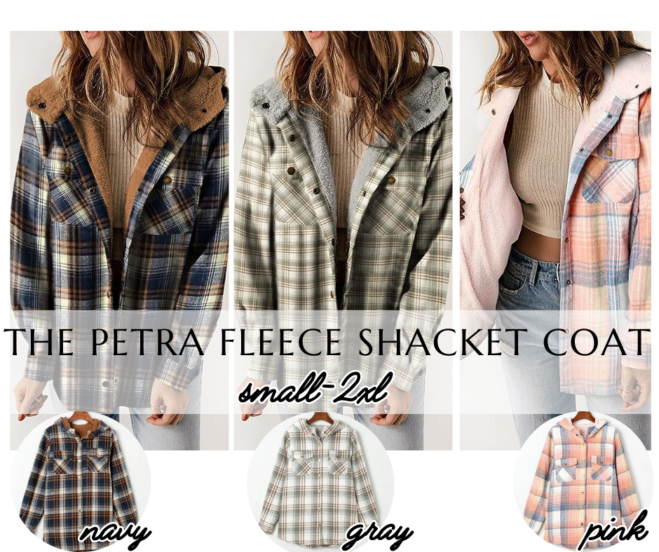 PREORDER: The Petra Fleece Shacket Coat 9.2.25