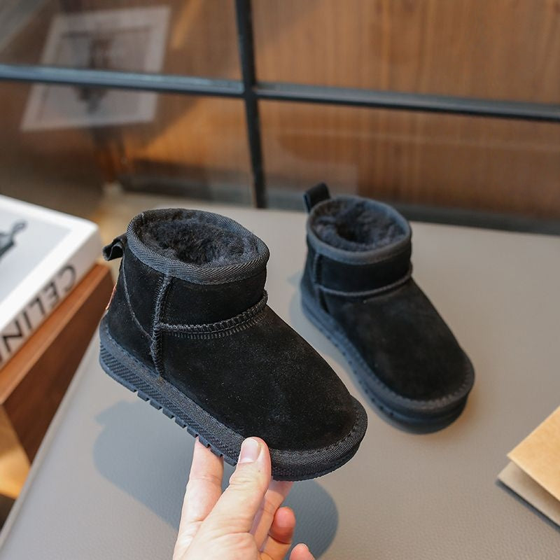 PREORDER: Faux Fur and Suede Mini Boots 9.2.25