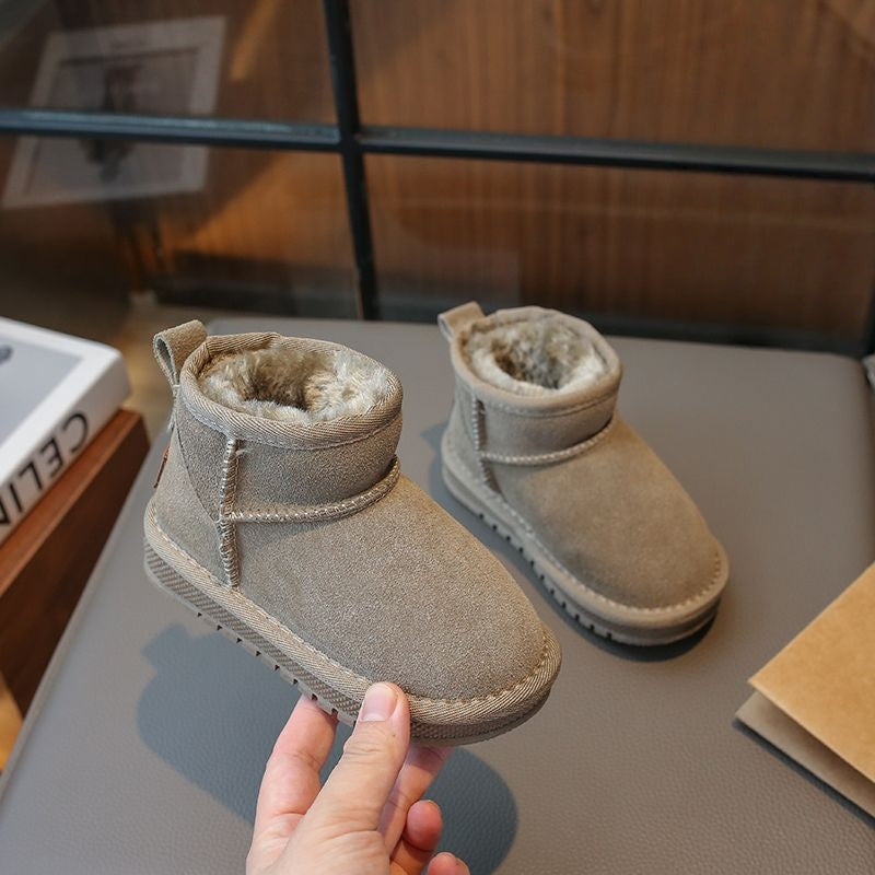 PREORDER: Faux Fur and Suede Mini Boots 9.2.25