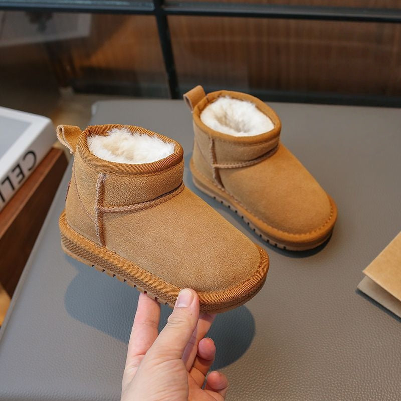 PREORDER: Faux Fur and Suede Mini Boots 9.2.25