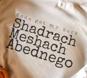 #195 - Gods Got My Back - White and Black Print - DIRECT TO FILM PRINT ONLY