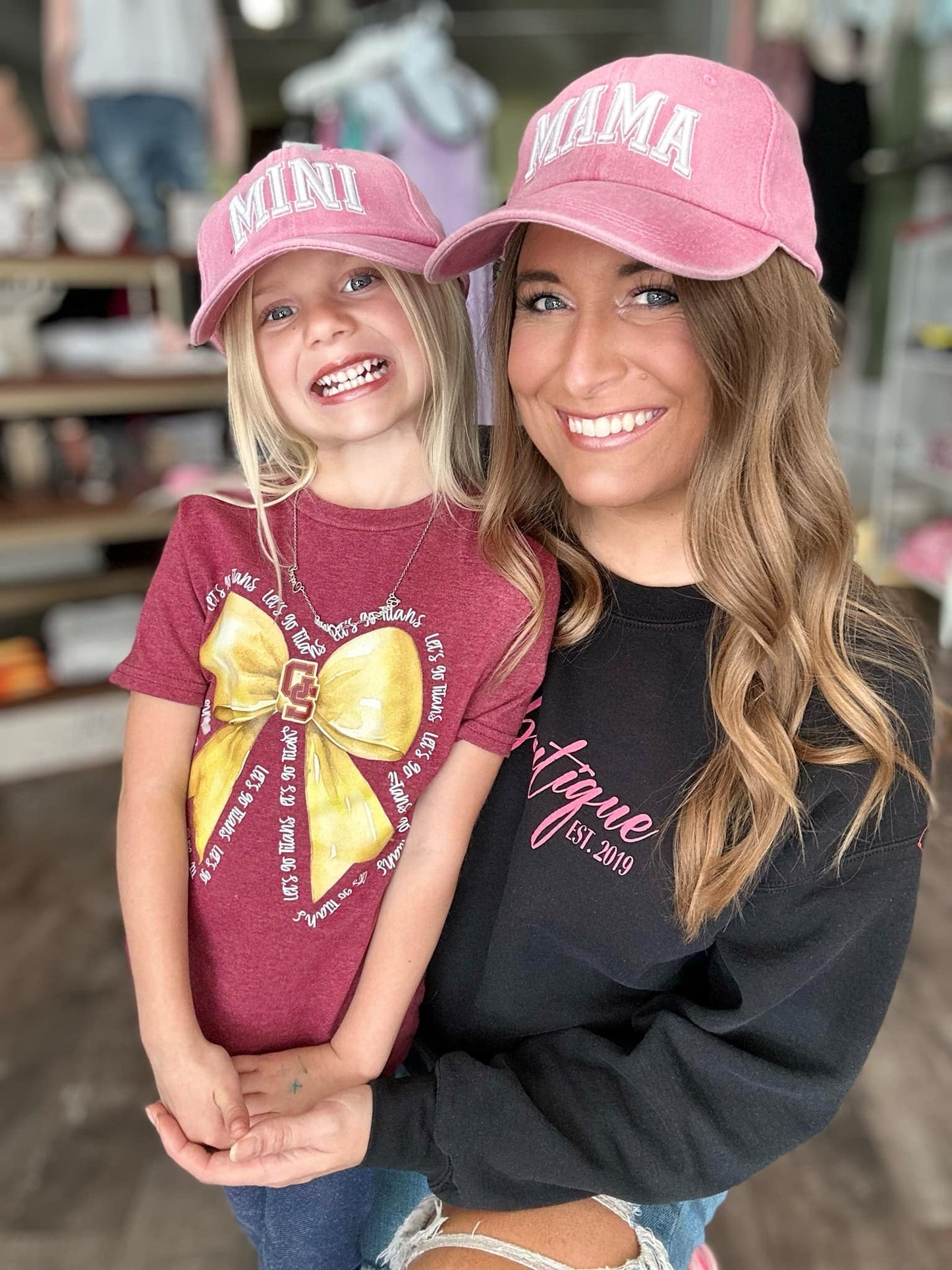 PREORDER: Cotton Embroidered Mama, Papa & Mini Hats 5.19.25