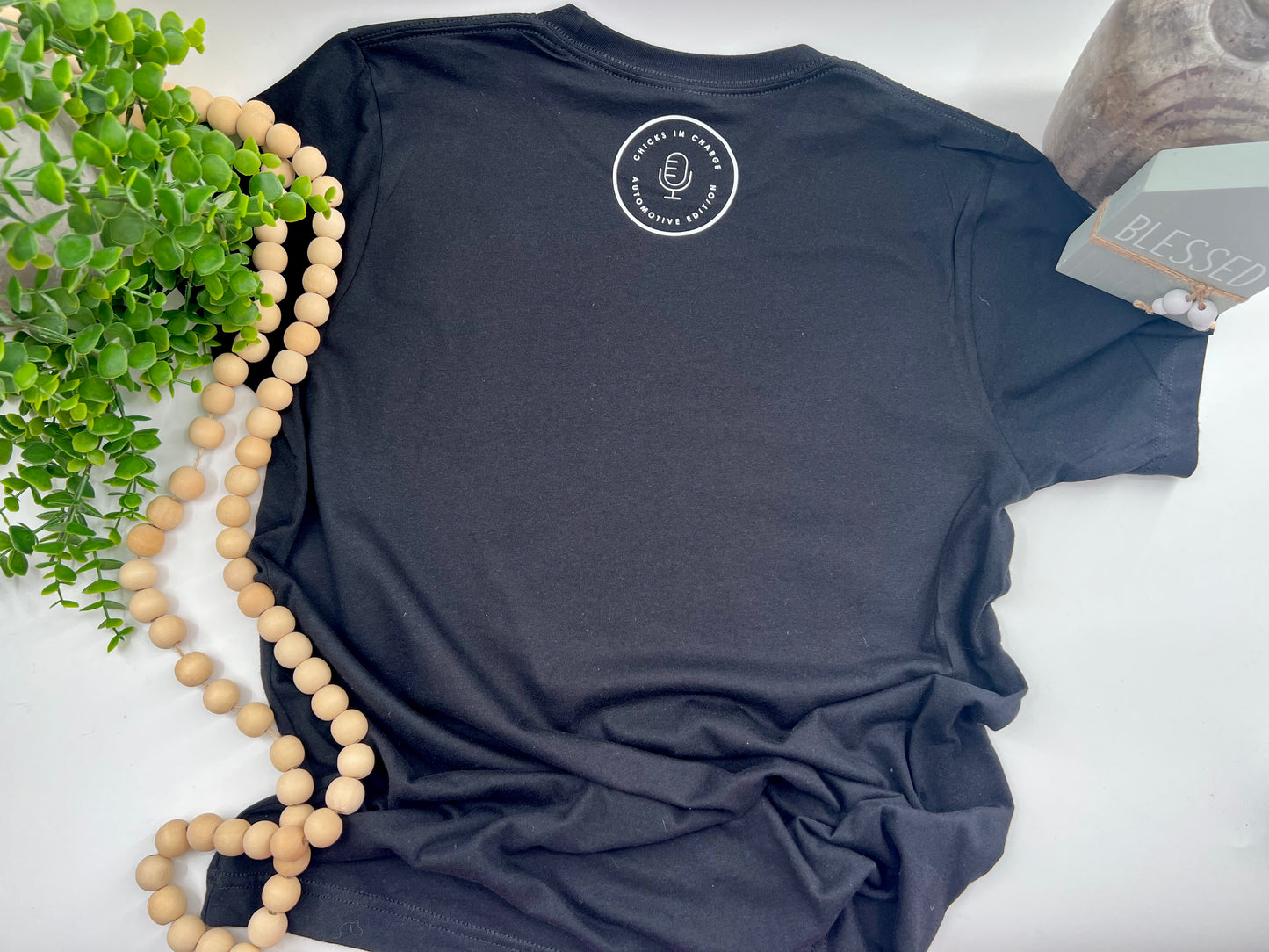 Light It Up - Front & Back - Chicks In Charge Tee