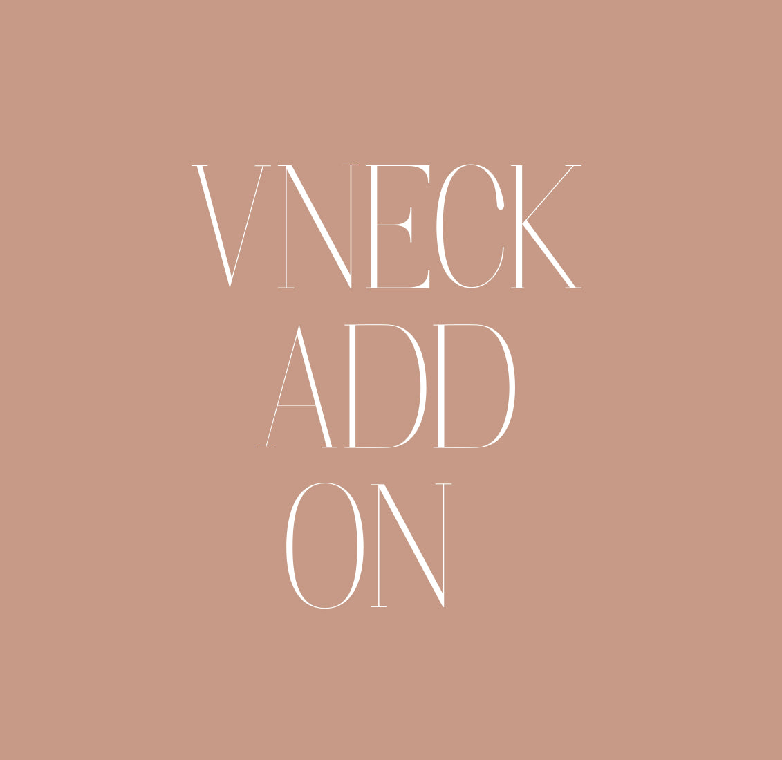 Vneck Add On