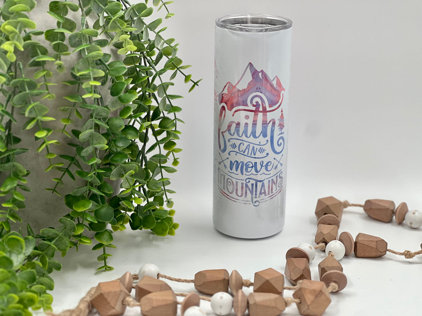 Faith Can Move Mountains - 20 oz Tumbler