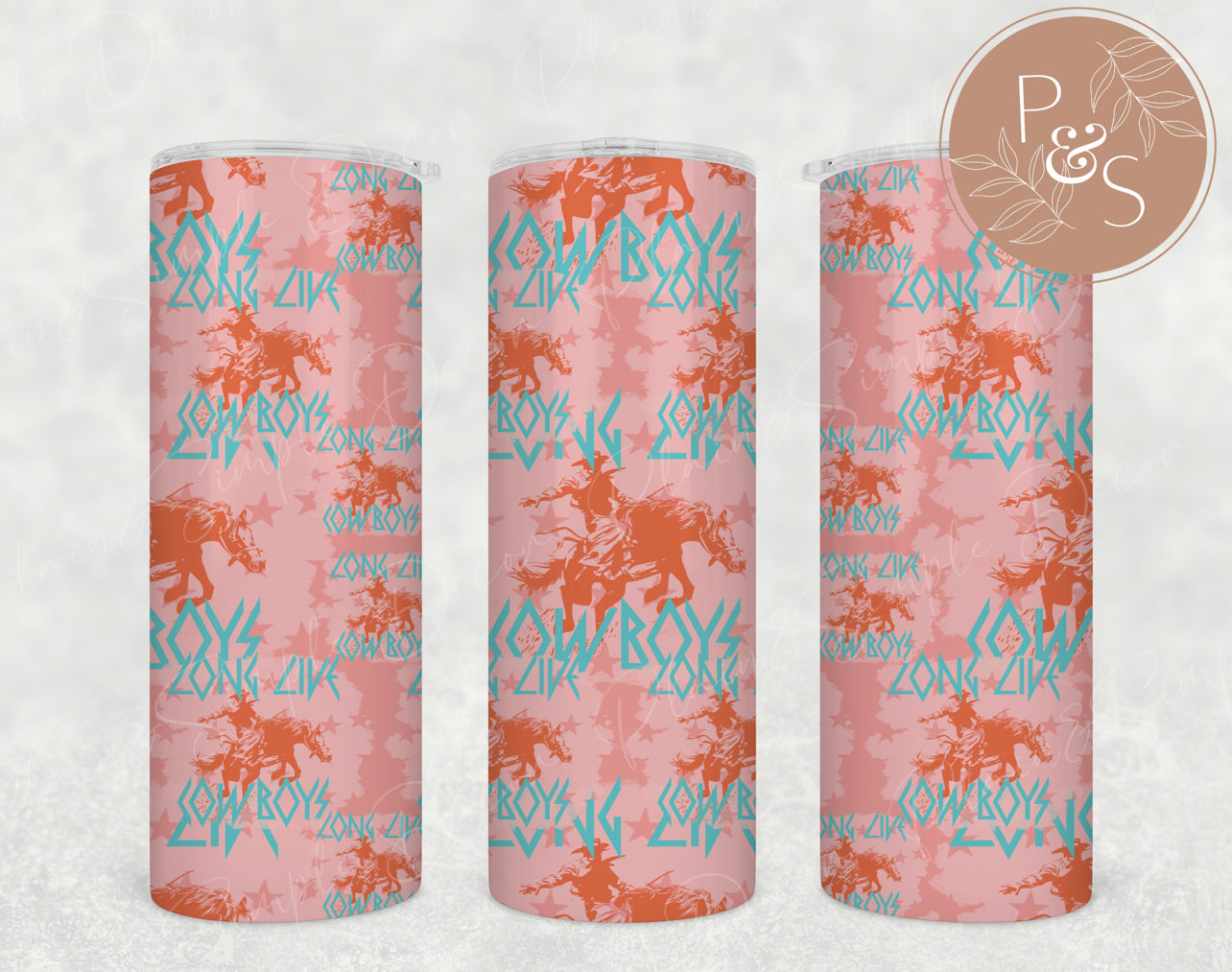 Long Live Cowboys Pink - 20 oz Tumbler