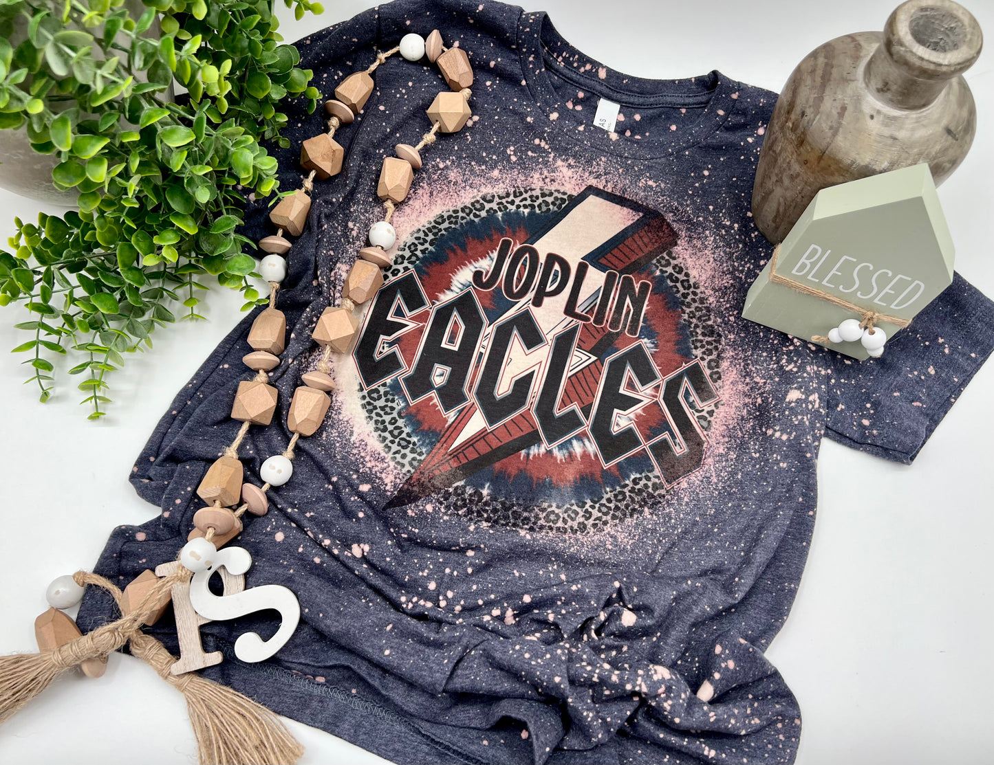 Joplin Eagles Circle Bolt - Custom Tee