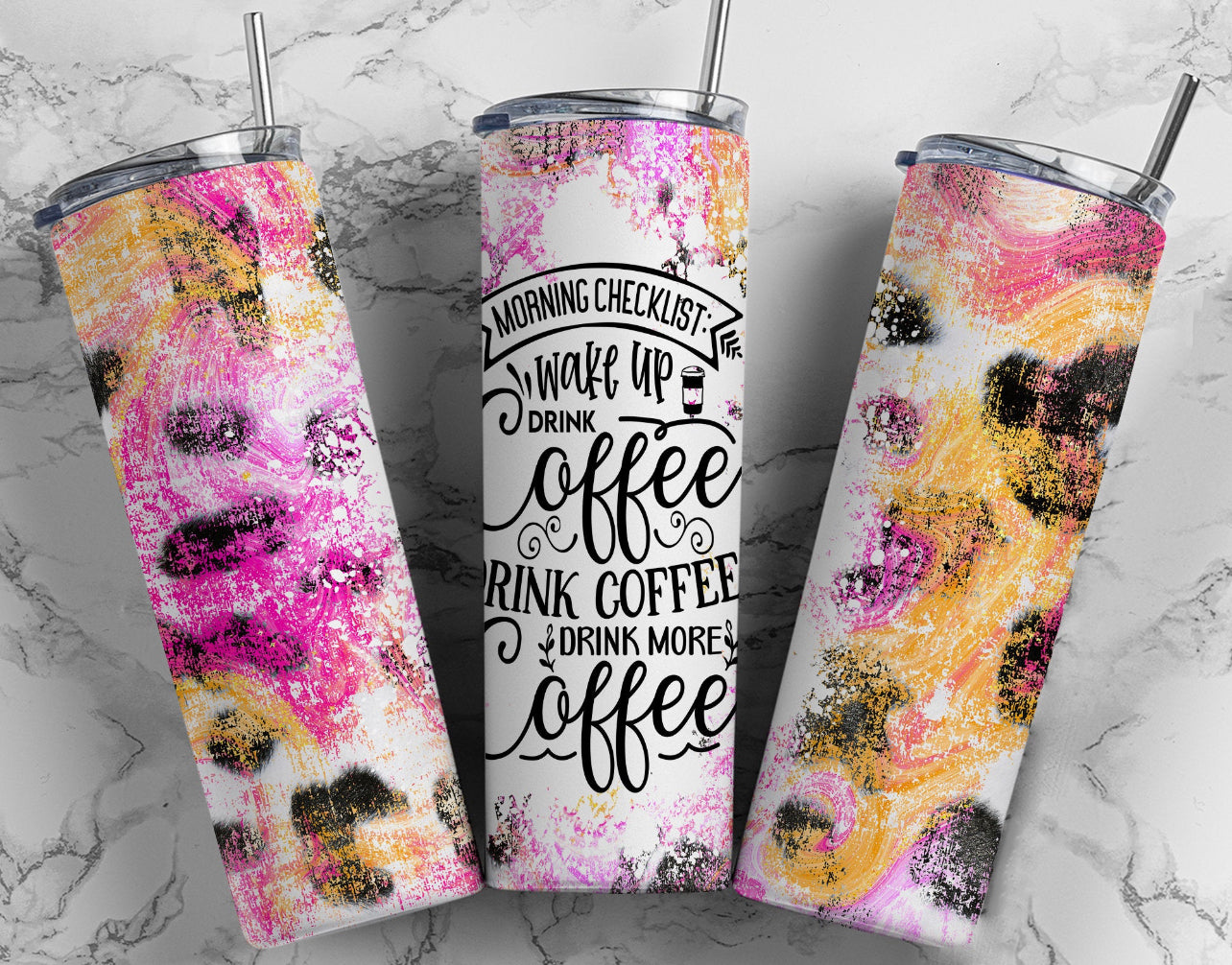 Morning Checklist - 20 oz Tumbler