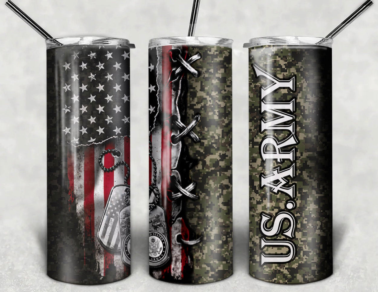 US Army Flag - 20 oz Tumbler