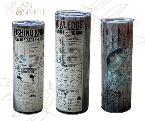 Fishing Knowledge - 20 oz Tumbler