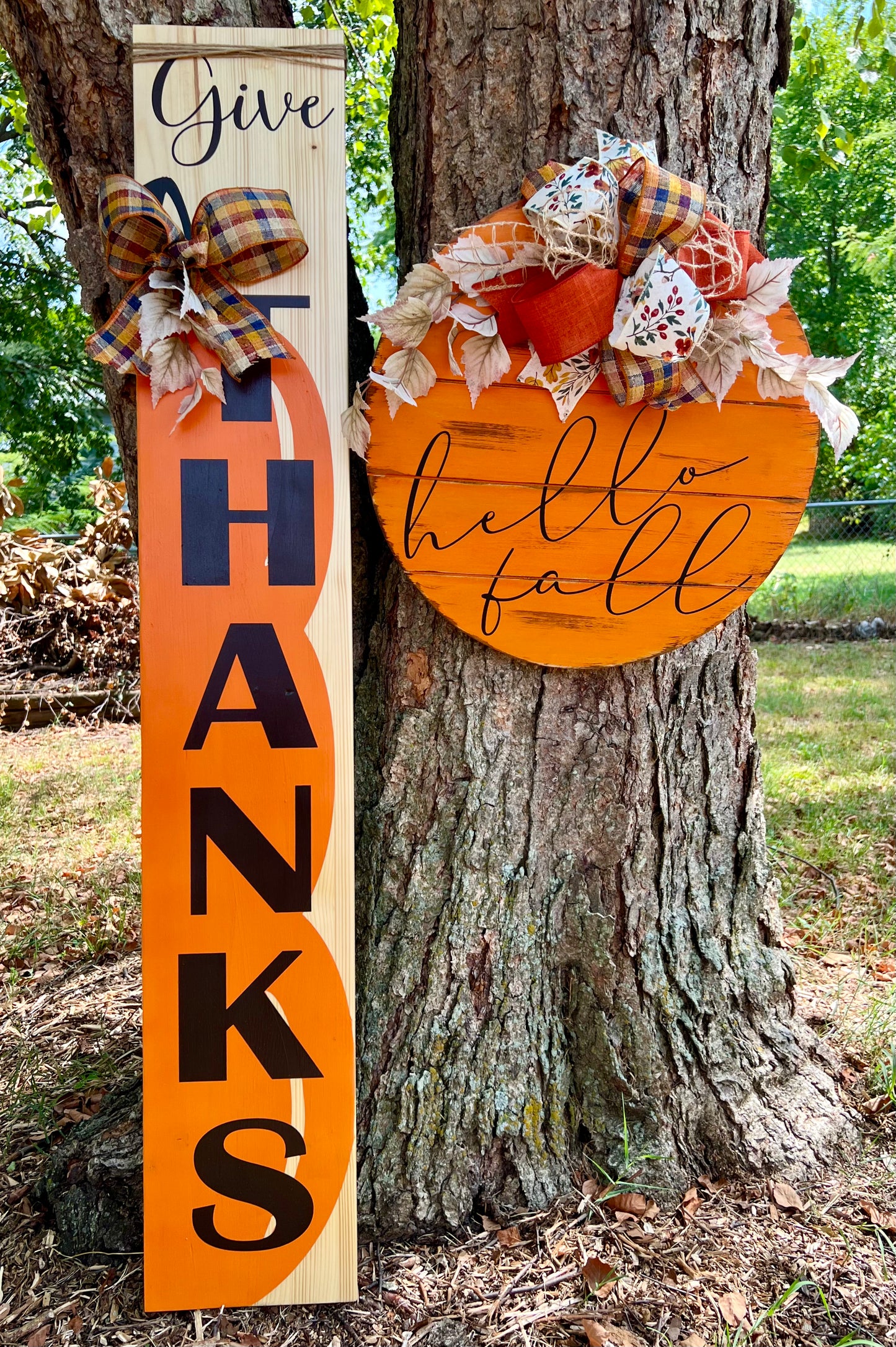 Give Thanks Front Porch Sign