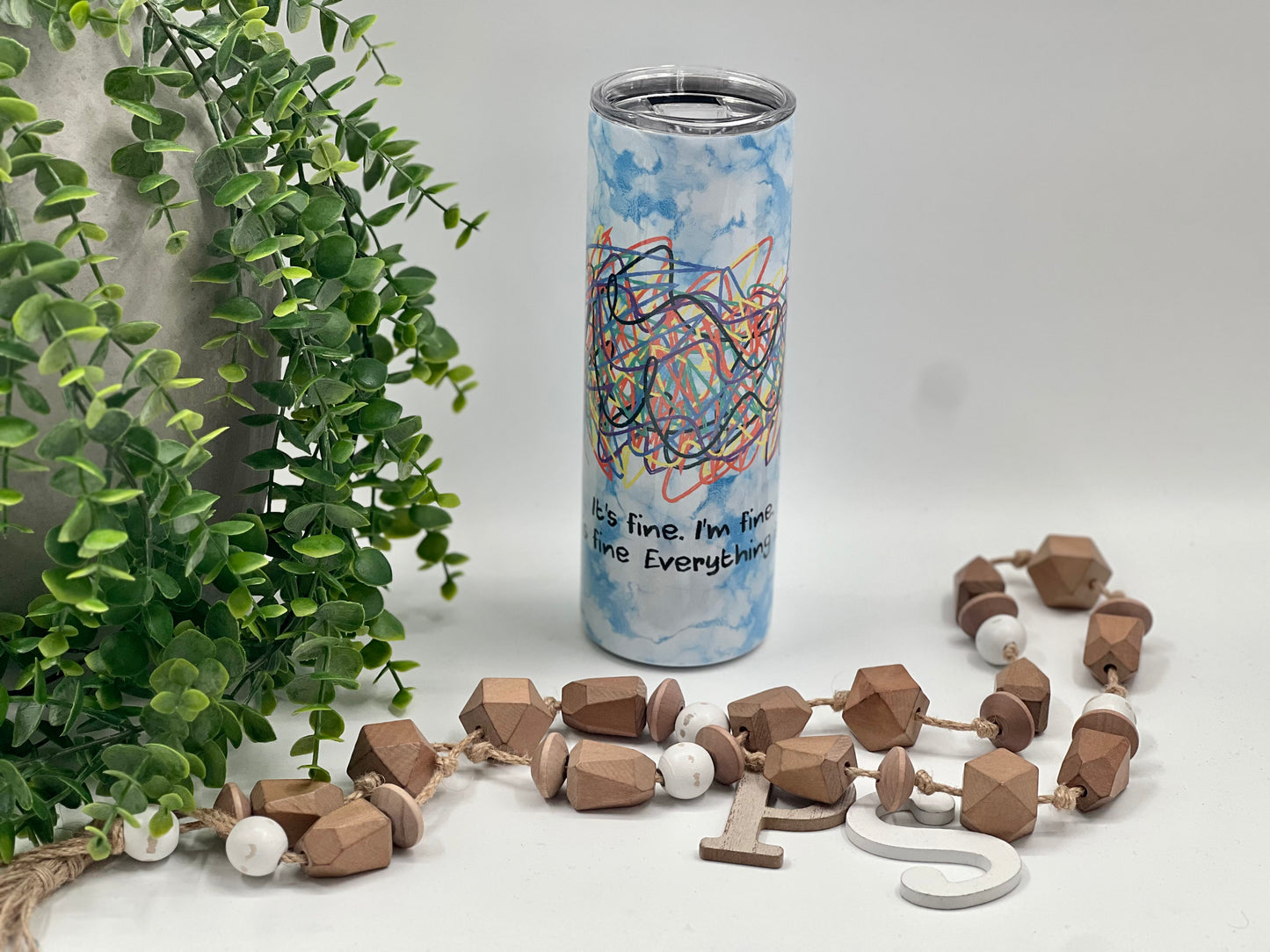 Crayon It’s Fine I’m Fine - 20 oz Tumbler