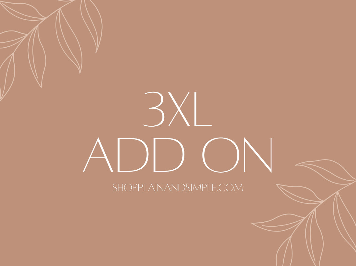3XL Price Increase