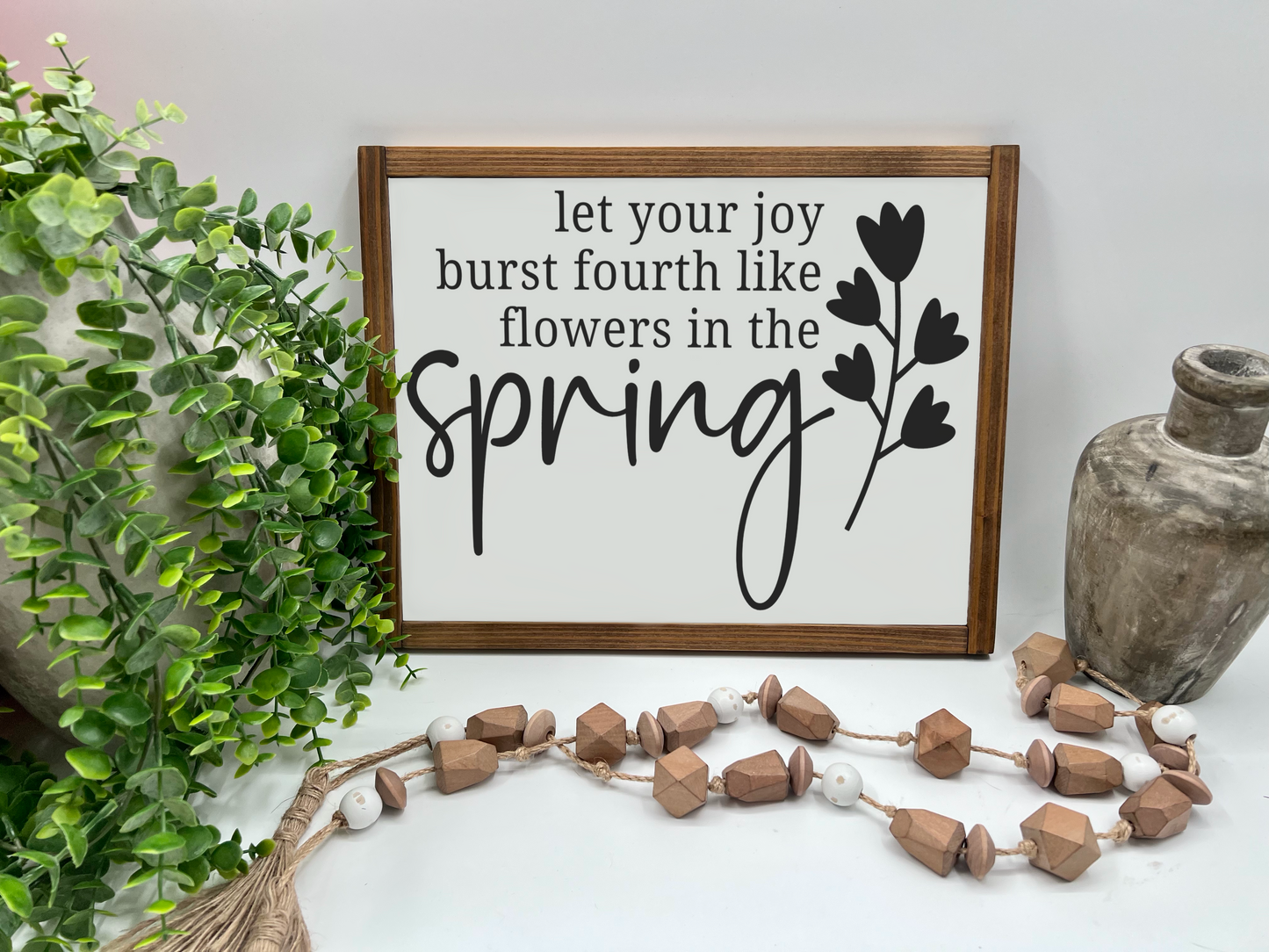 Let Your Joy - Wood Sign