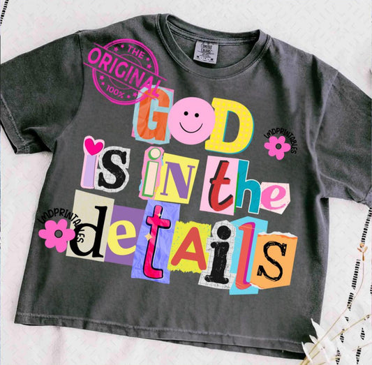 God Is In The Details Doodle - Custom
