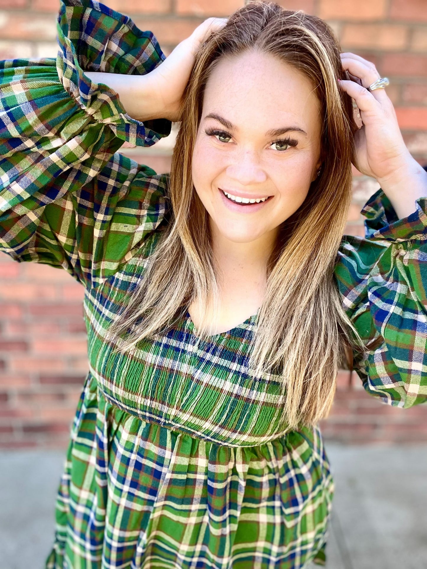 READY TO SHIP: Pretty In Plaid Dress