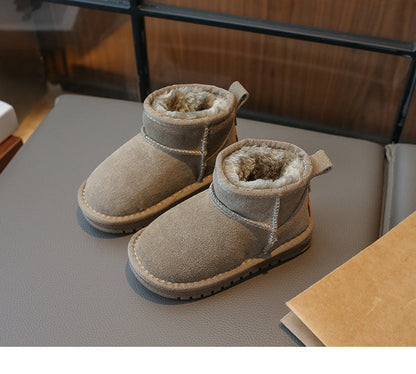 PREORDER: Faux Fur and Suede Mini Boots 9.2.25