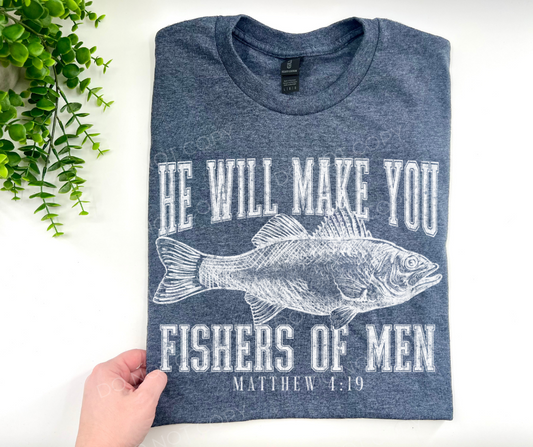 He Will Make You Fishers Of Men Grunge - Custom