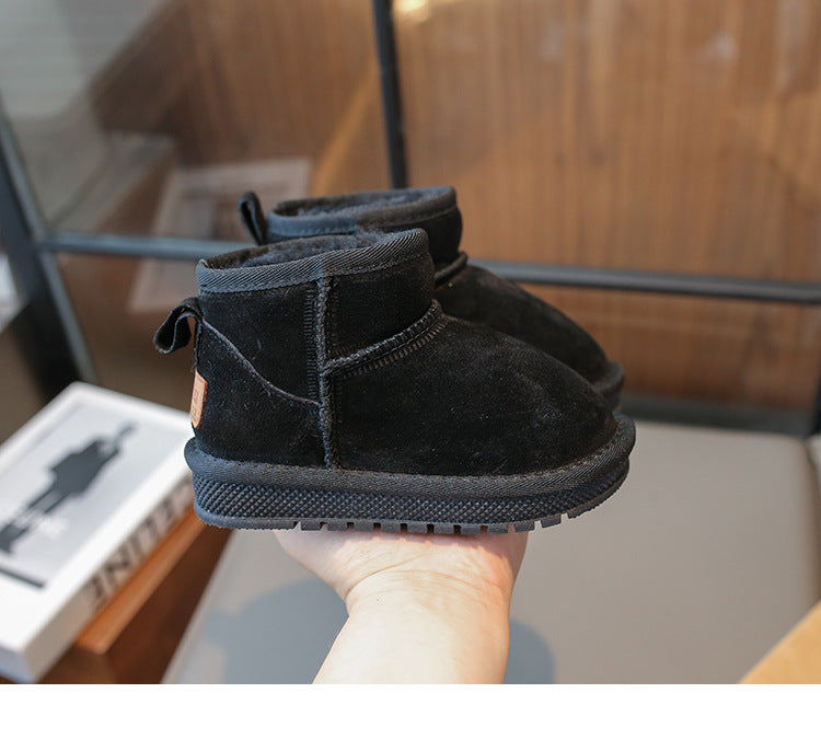 PREORDER: Faux Fur and Suede Mini Boots 9.2.25