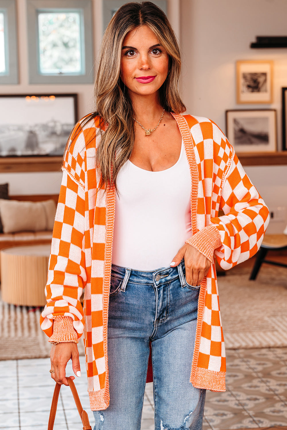 PREORDER: CIENNA Checkered Cardi 9.2.25
