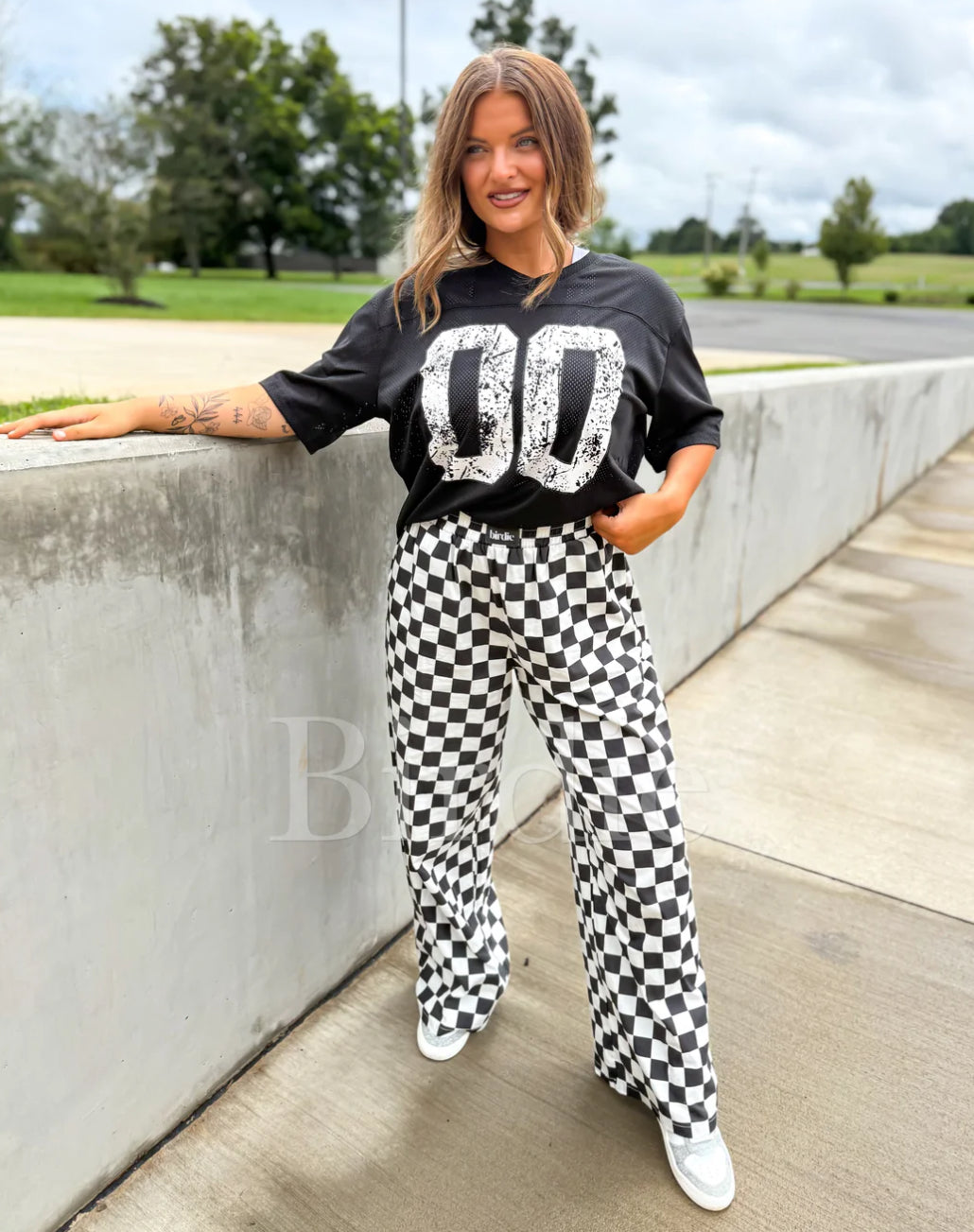 READY TO SHIP: Birdie Athletic Oversized Jersey In Black