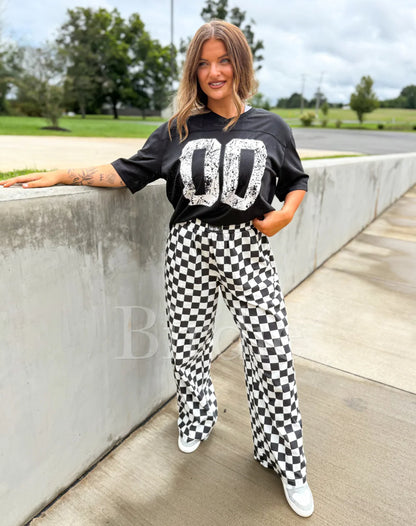 READY TO SHIP: Birdie Athletic Oversized Jersey In Black