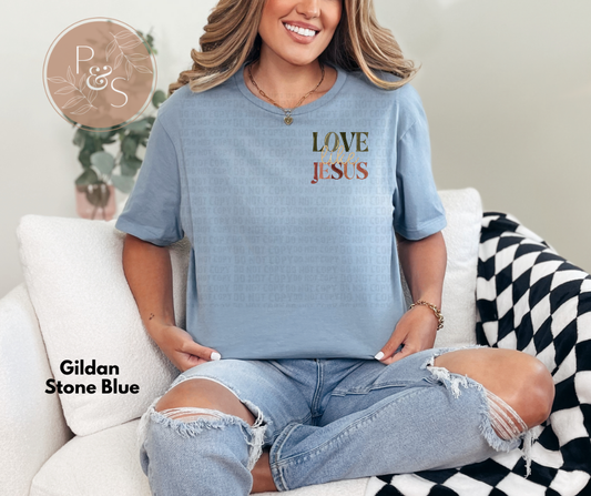 #196 - Love Like Jesus - POCKET - DIRECT TO FILM PRINT ONLY
