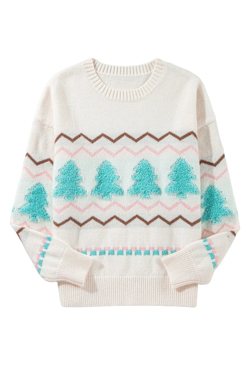 1-2 WEEK TAT: Mint Christma Sweater