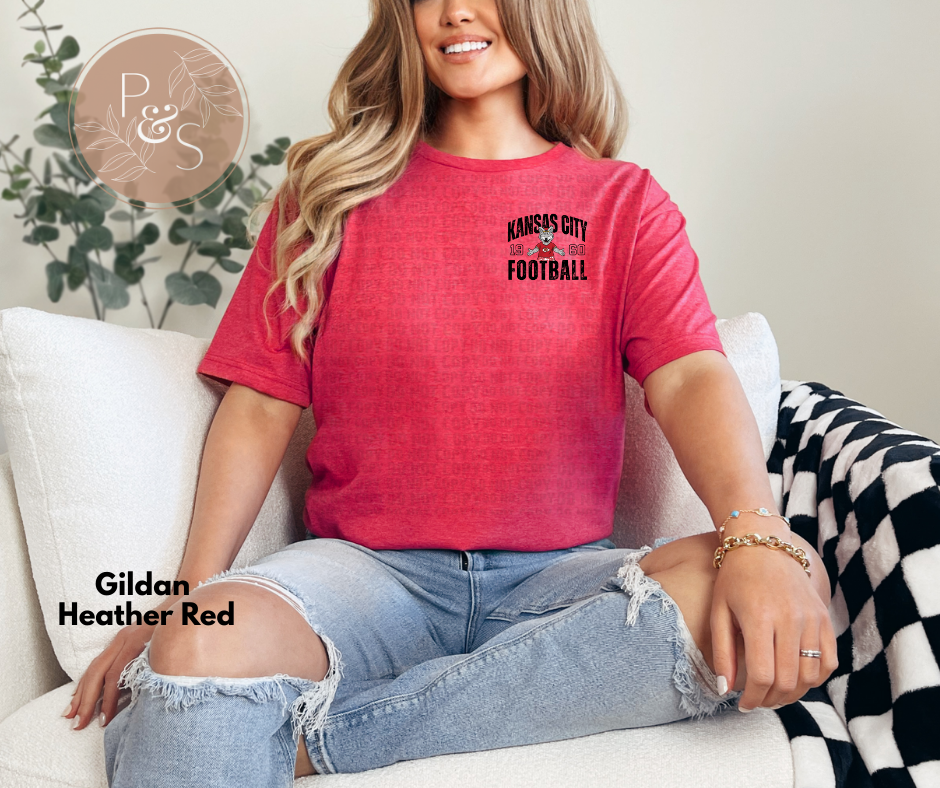 #201 - KC Football Wolfe - POCKET - DIRECT TO FILM PRINT ONLY