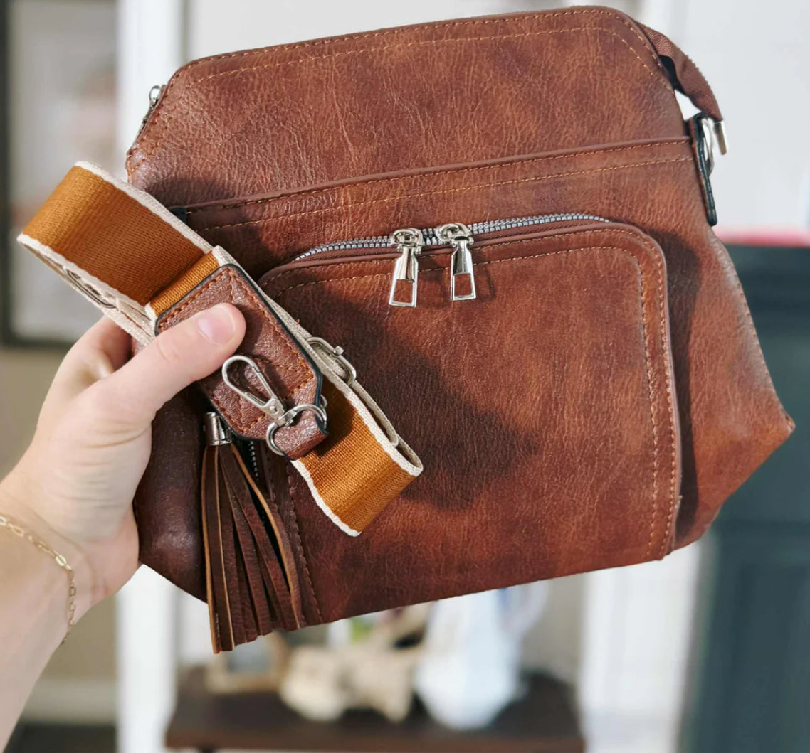 Boho Tassel Vegan Leather Sling ✨ETA 1-2 Weeks✨