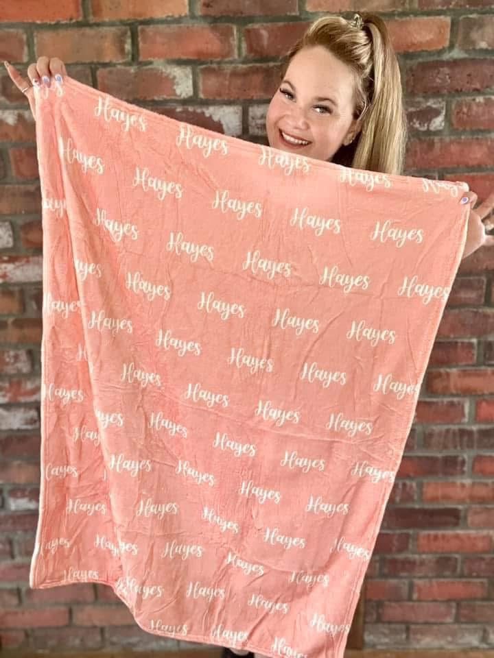 Repeating Name Blankets