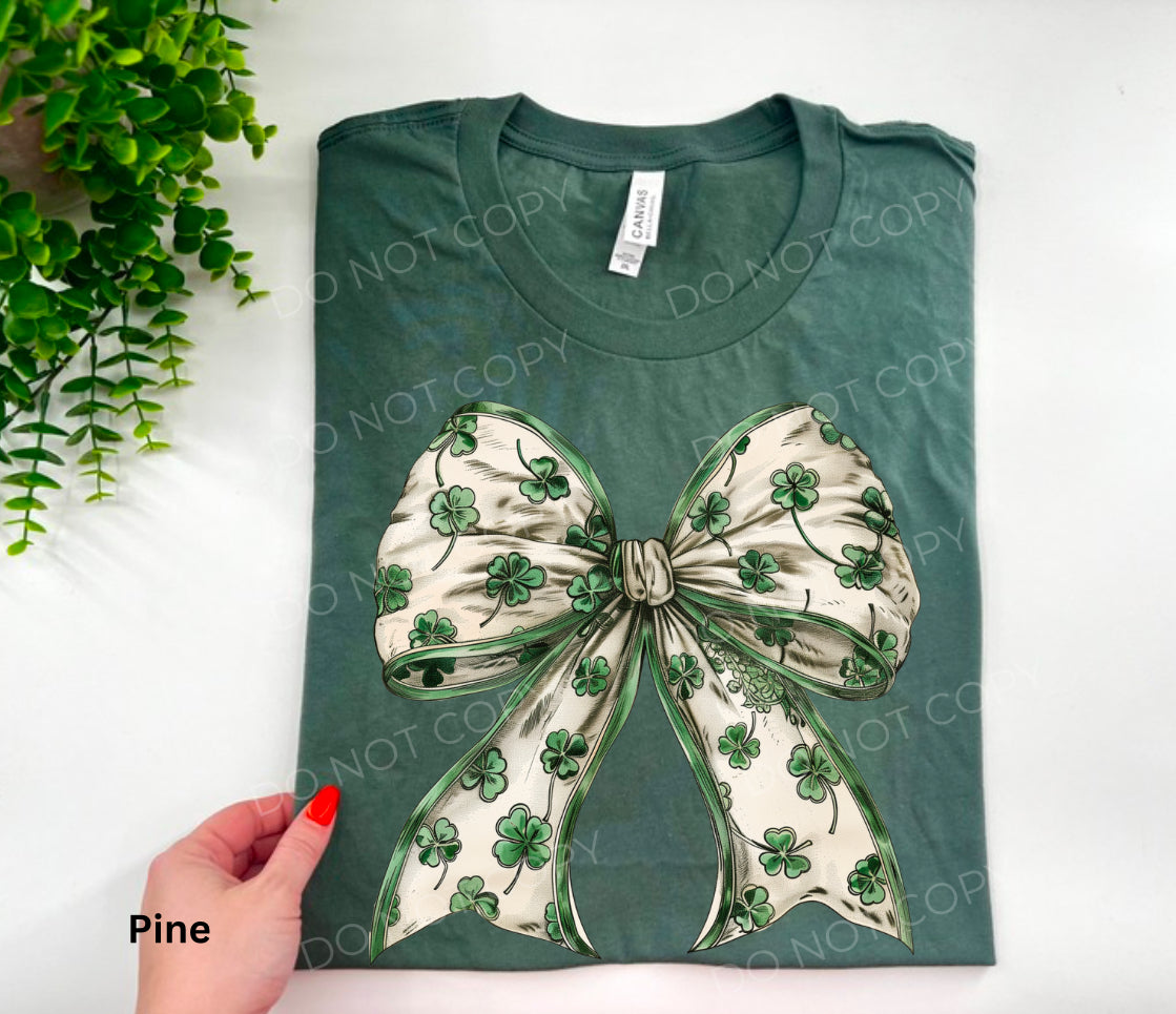 Coquette Shamrock Bow - Custom