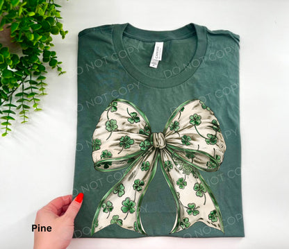 Coquette Shamrock Bow - Custom