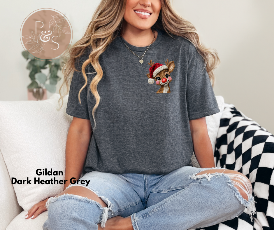 #133 - Rudolph Fuax Crochet - POCKET - DIRECT TO FILM PRINT ONLY