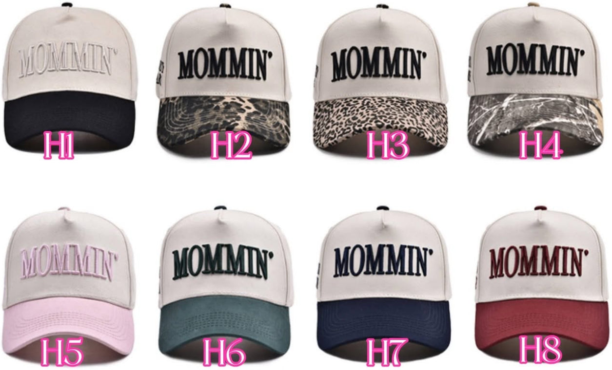 BOUTIQUE PREORDER: Mommin’ Embroidered Baseball Cap