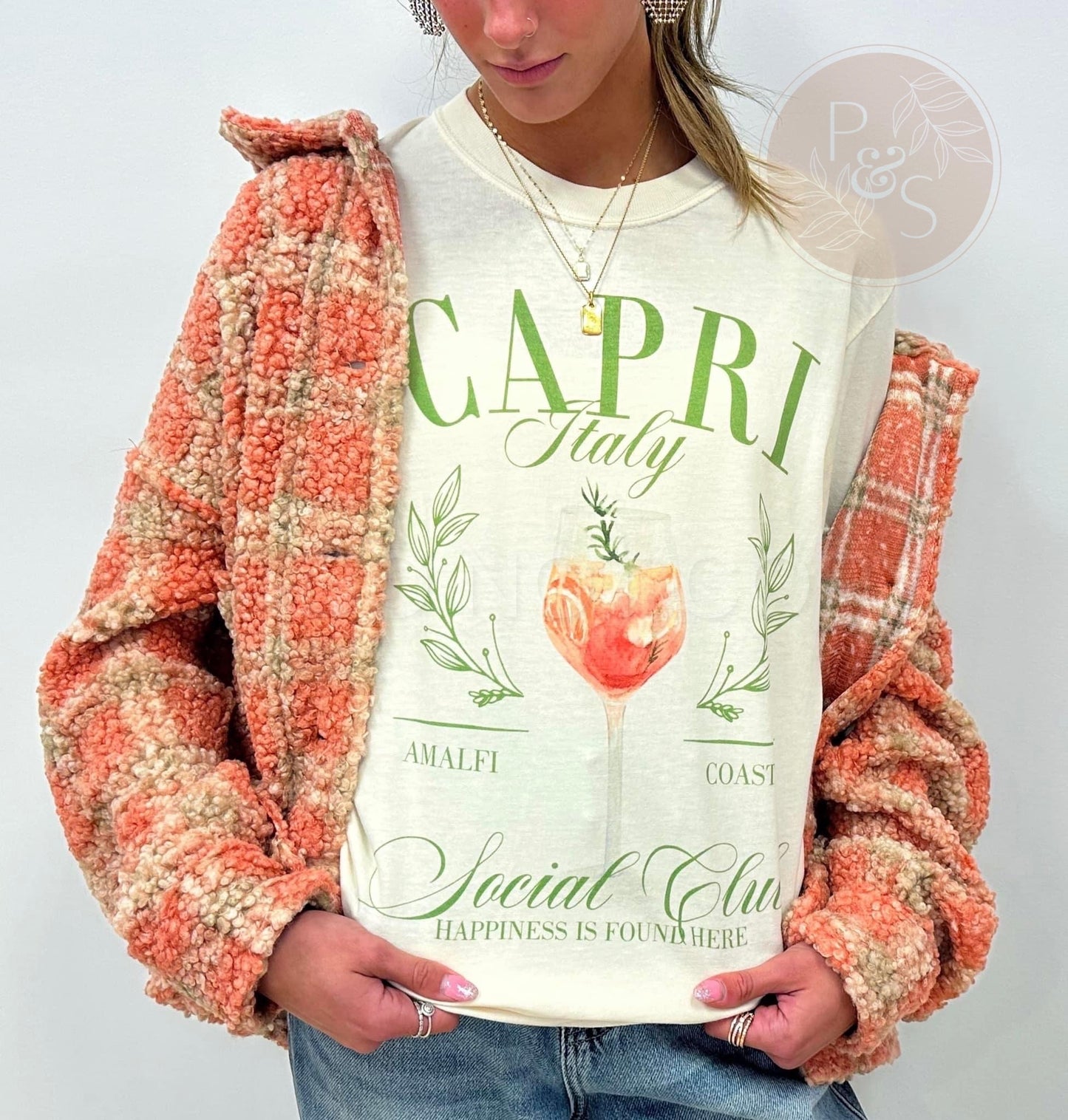 READY TO SHIP: XL - Capri - Comfort Colors Tshirt