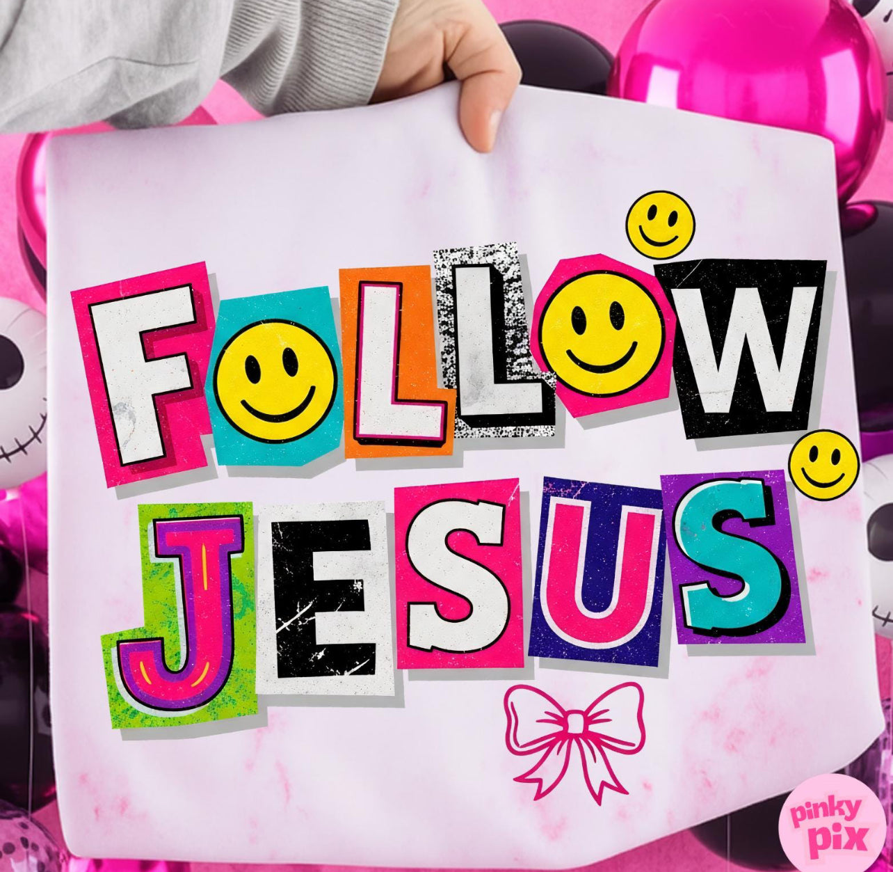 Follow Jesus Doodle - Custom