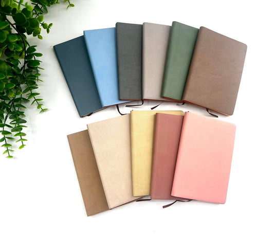 READY TO SHIP: 3.7x5.7” Leather Journal Notebook