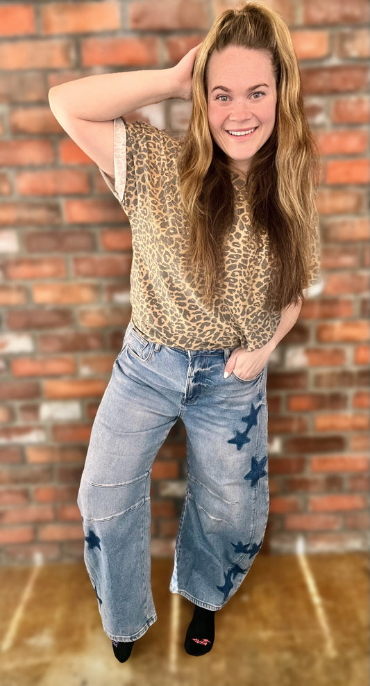 Kelsey’s Closet: Size 13 - Blakeley Star Barrel Jeans ** NEW W/O TAG